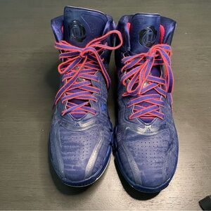 Adidas Rose 4 Night Blue White-Blast Purple Men's Size 12 Basketball Shoe